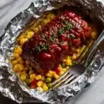 Campfire Dinner Meatloaf Foil Packets Recipe