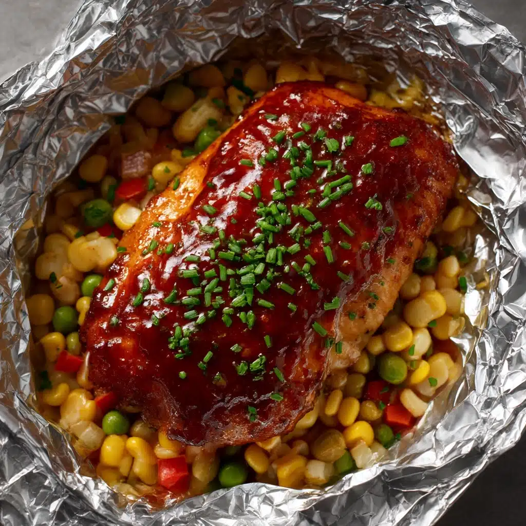 Campfire Dinner Meatloaf Foil Packets Recipe - Recipe Image