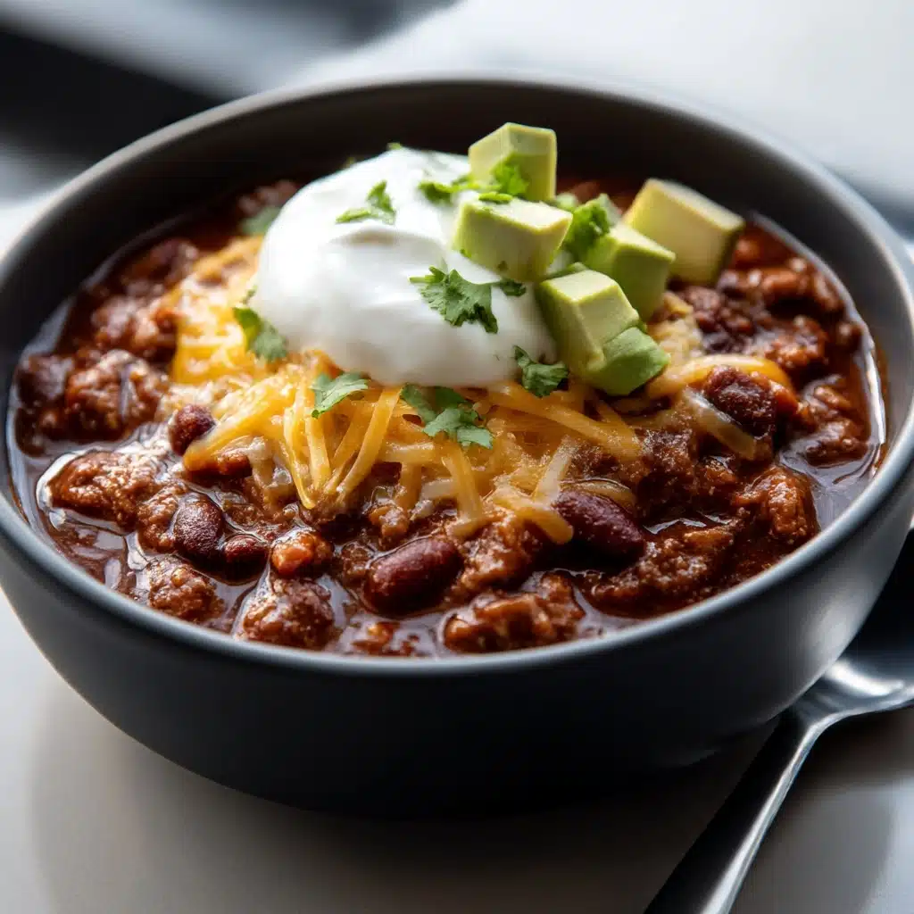 Slow Cooker Shredded Beef Chili Recipe - Recipe Image