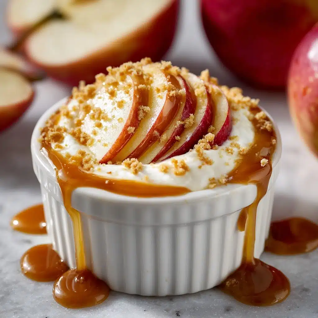 Cream Cheese Caramel Apple Dip with Toffee Bits Recipe