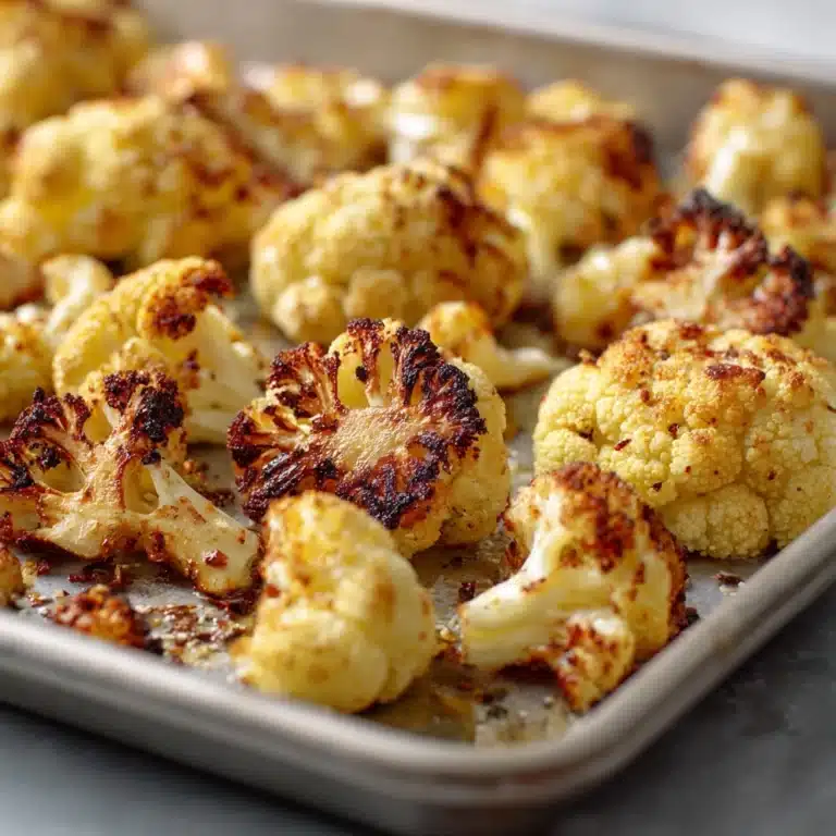 Hot Honey Roasted Cauliflower Recipe