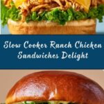 Crock Pot Ranch Chicken Sandwiches Recipe