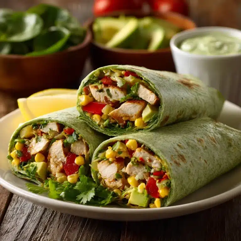 Grilled Chicken Wraps with Avocado Recipe