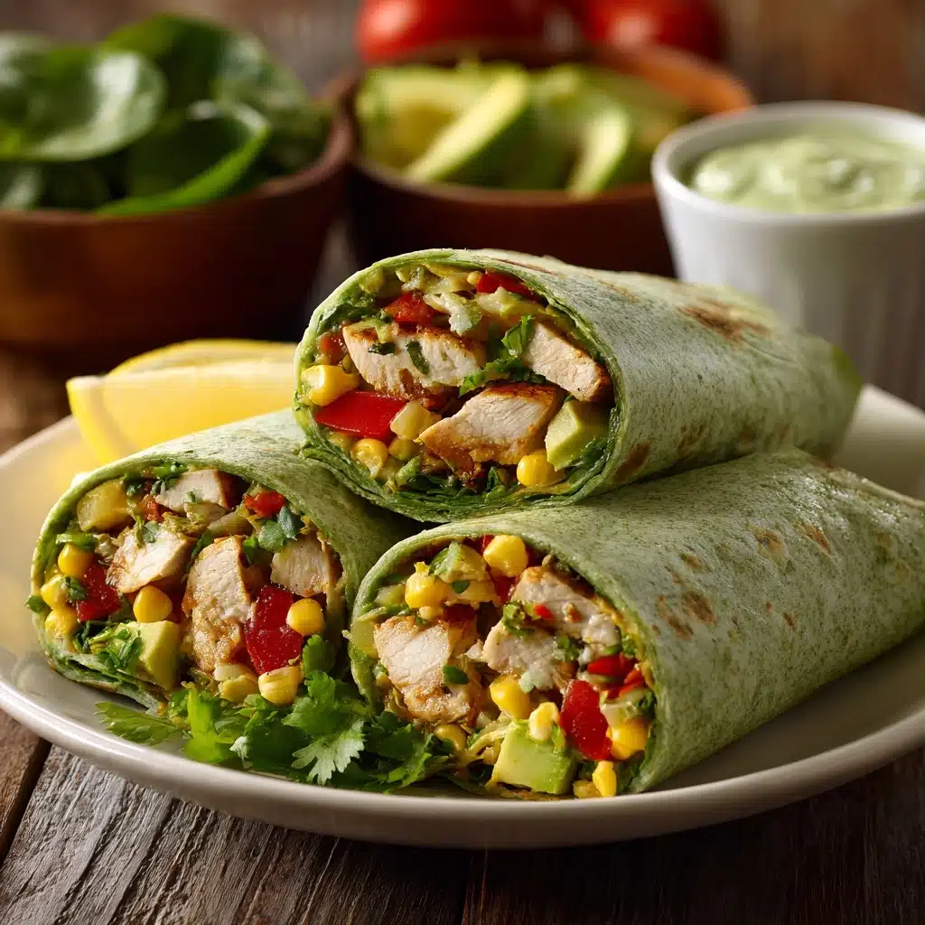 Grilled Chicken Wraps with Avocado Recipe