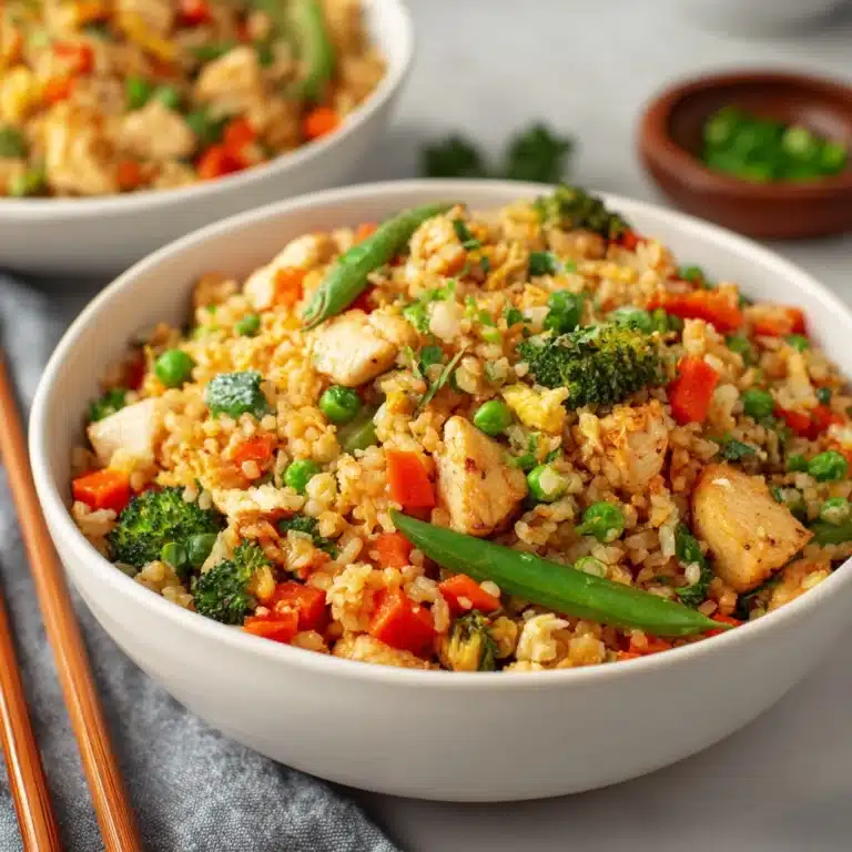 Chicken and Vegetable Fried Rice Recipe