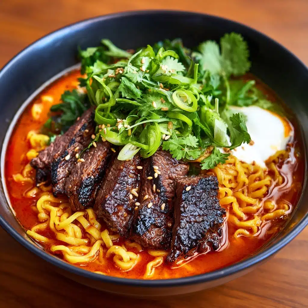 Spicy Korean Ramen Beef Recipe