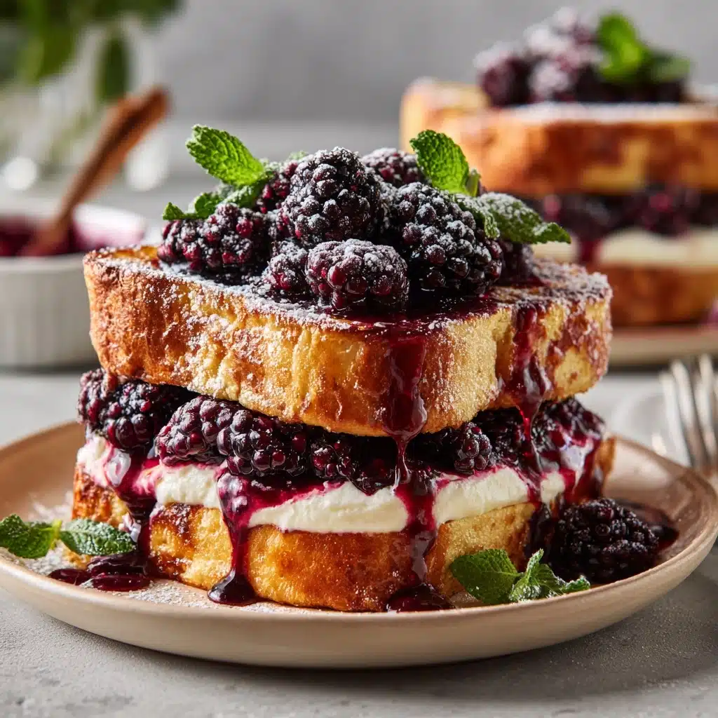 Blackberry Compote French Toast Recipe - Recipe Image