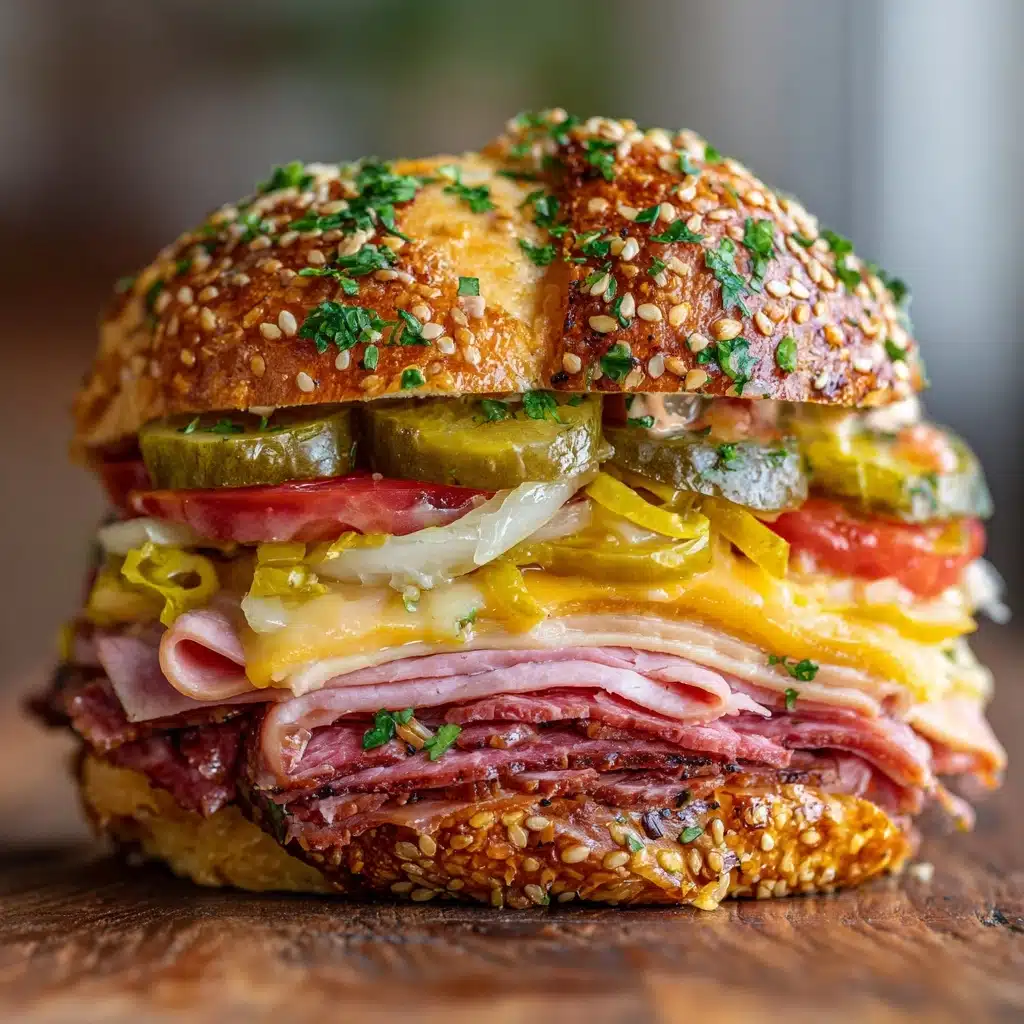Classic Italian Muffuletta Recipe - Recipe Image