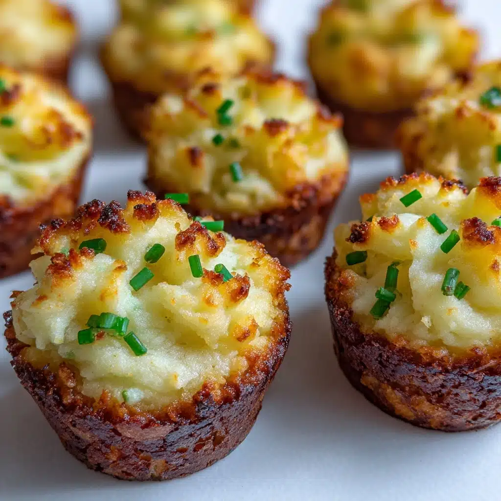 Garlic Parmesan Mashed Potato Cups Recipe - Recipe Image
