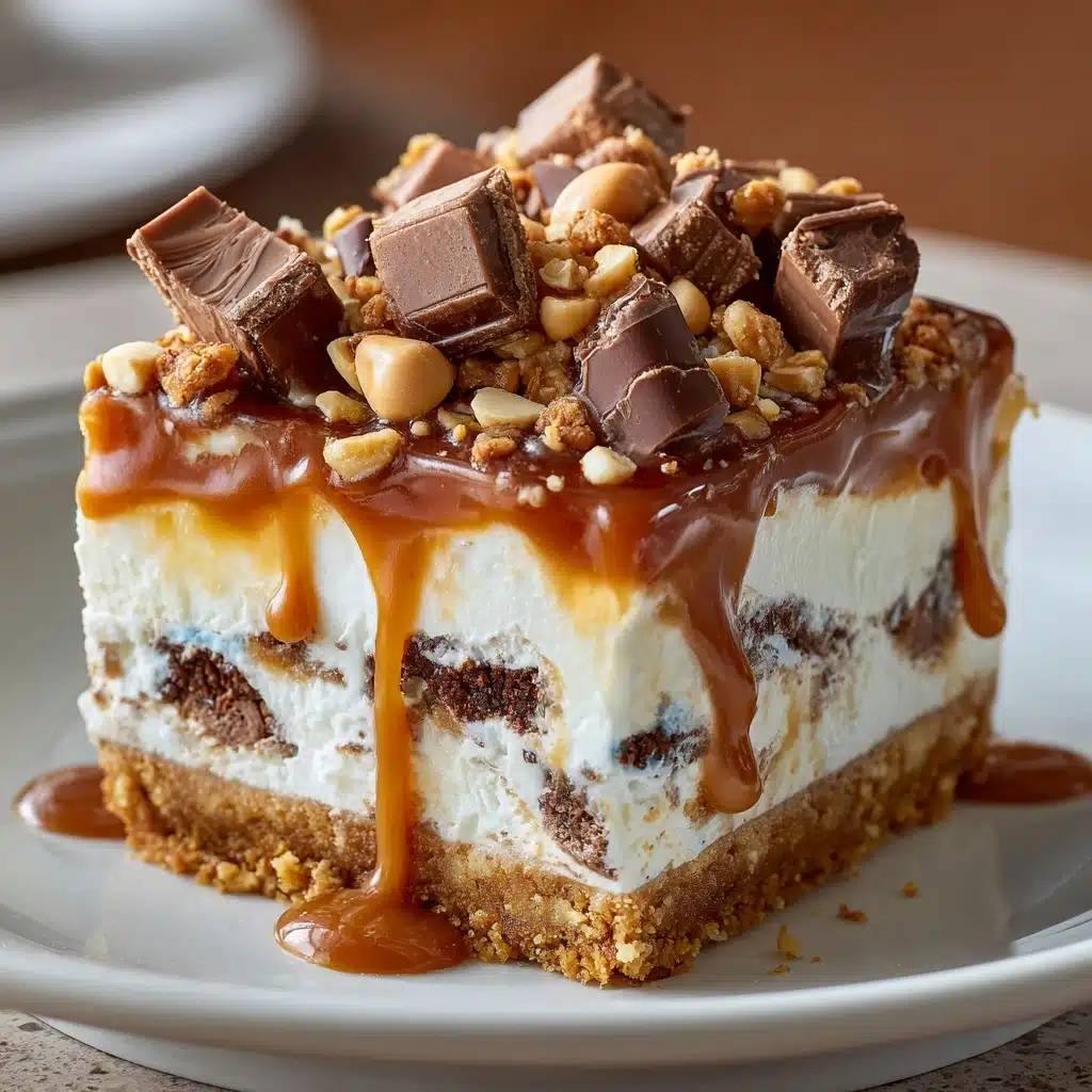 Buster Bar Ice Cream Cake Recipe - Recipe Image