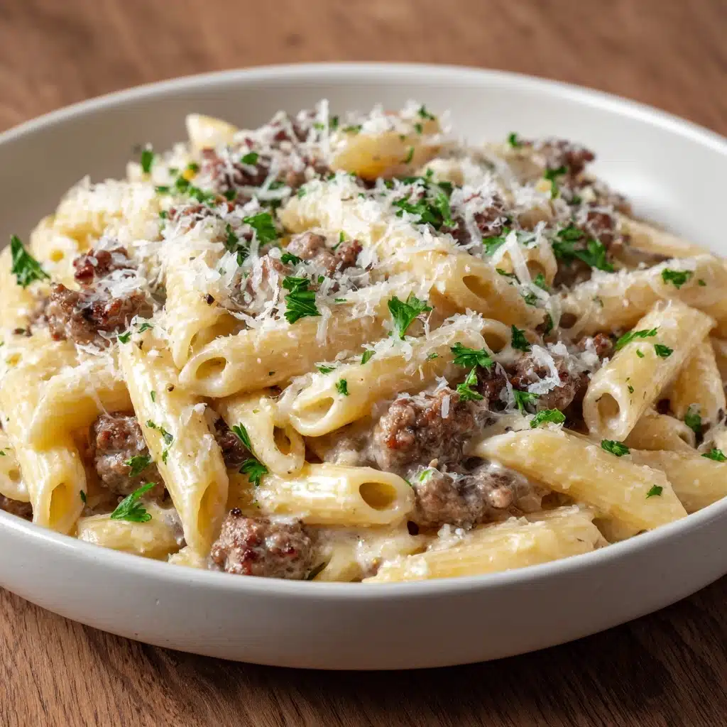 Creamy Sausage Pasta Recipe - Recipe Image