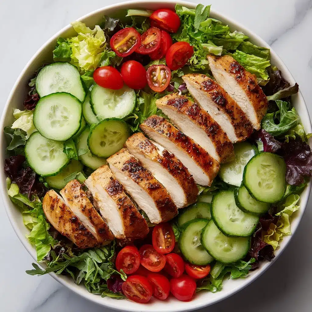 Grilled Chicken Salad with Honey Mustard Dressing Recipe