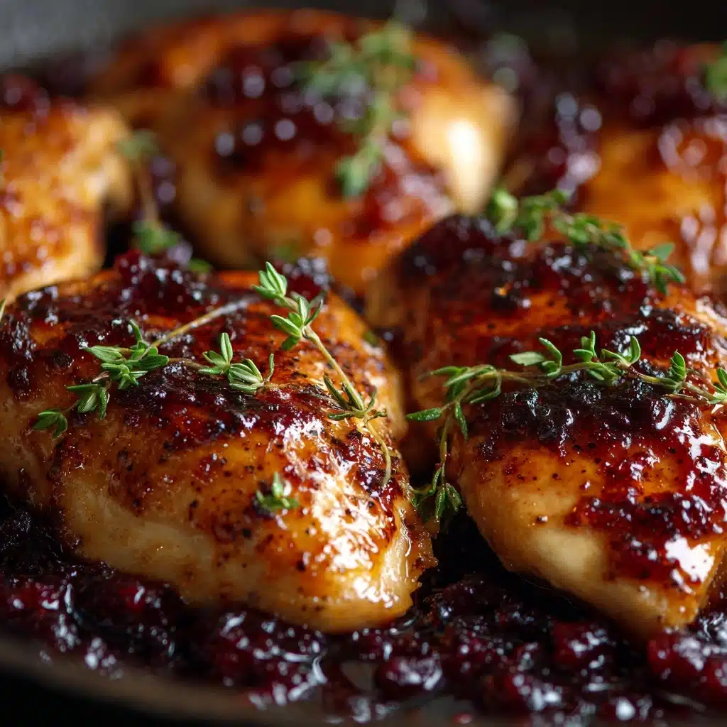 Skillet Cranberry Orange Chicken Recipe