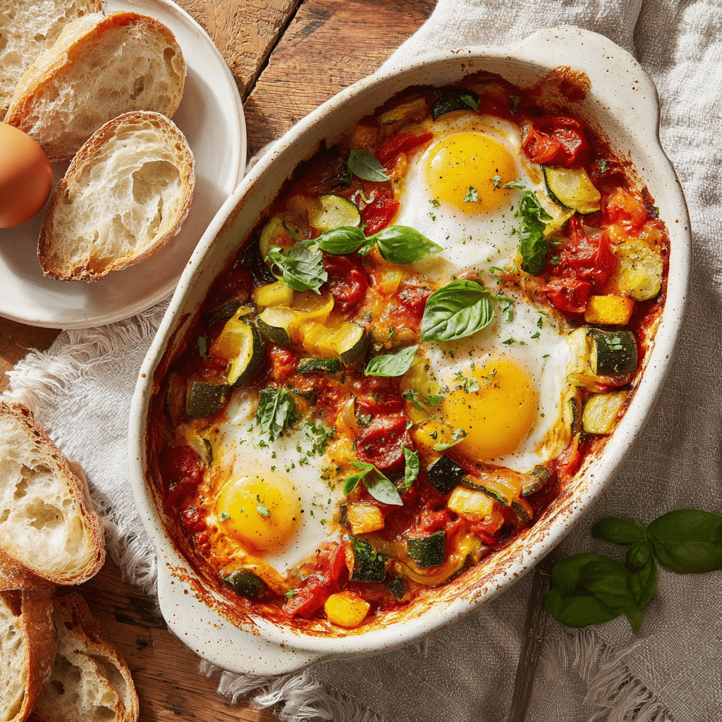 Pisto Manchego With Eggs Recipe