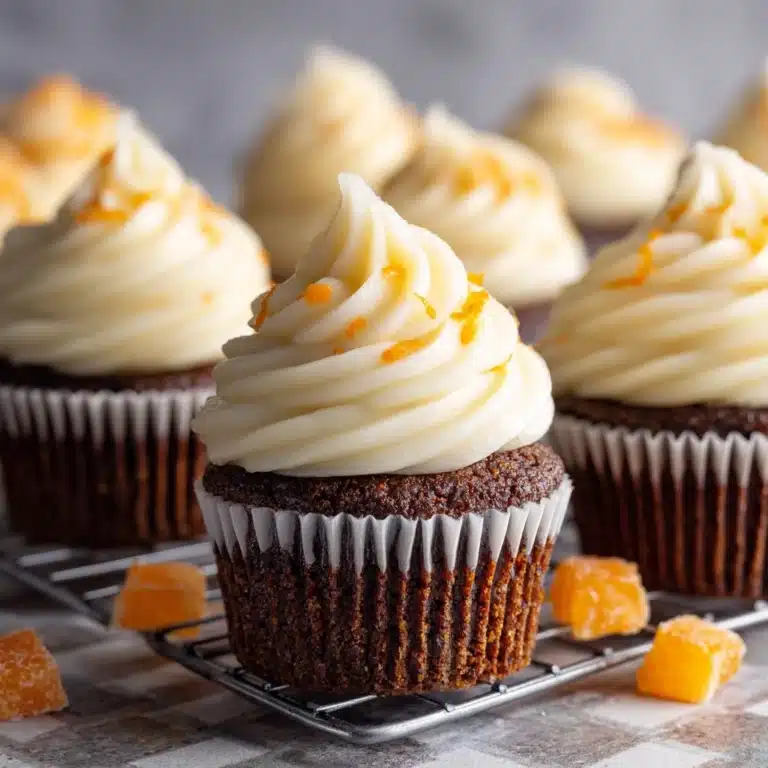 Carrot Cake Cupcakes with Cream Cheese Frosting Recipe