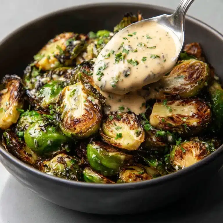 Crispy Fried Brussels Sprouts with Lemon Aioli Recipe