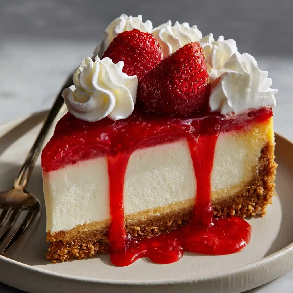 Strawberry Swirl Cheesecake Recipe - Recipe Image