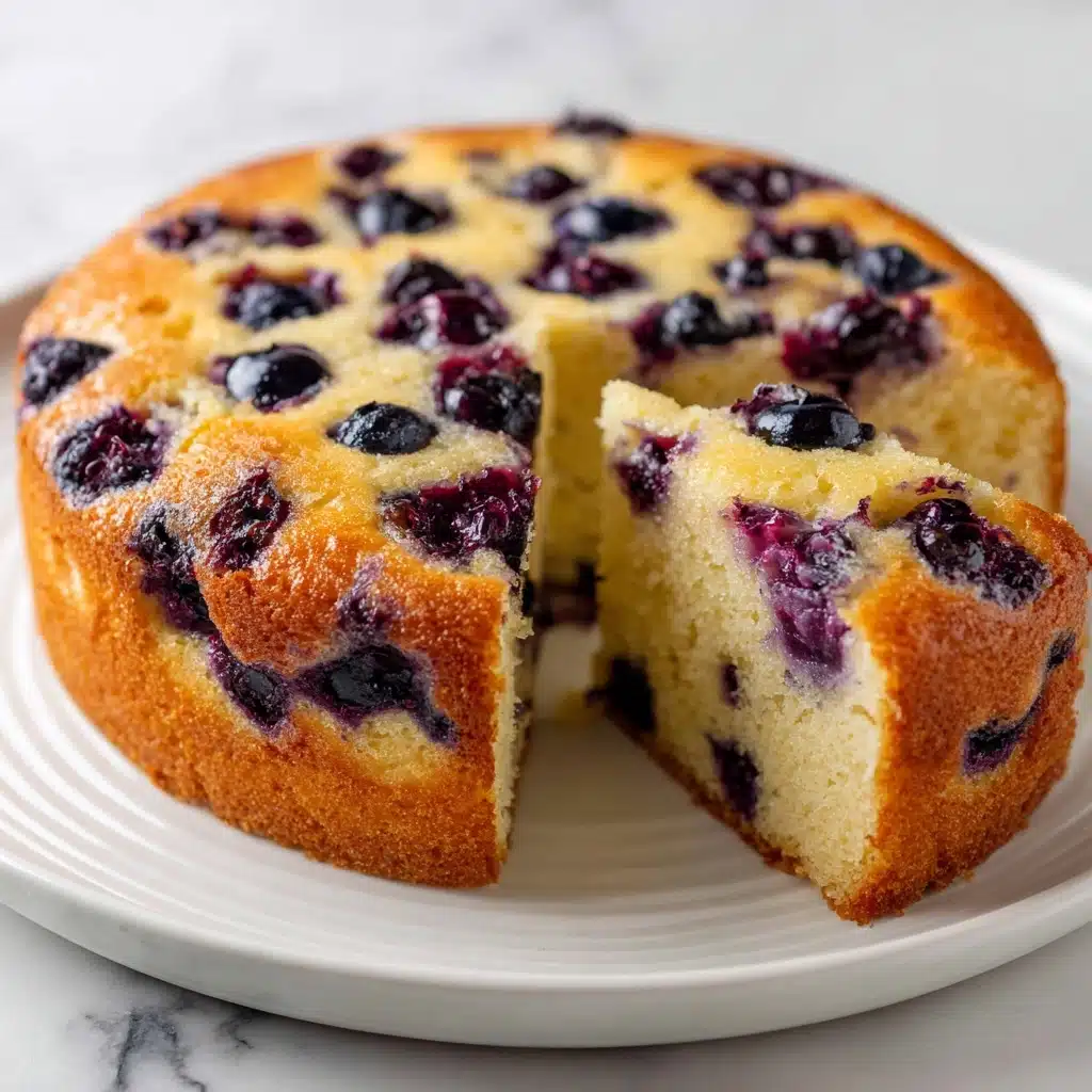 Air Fryer Blueberry Yogurt Cake Recipe