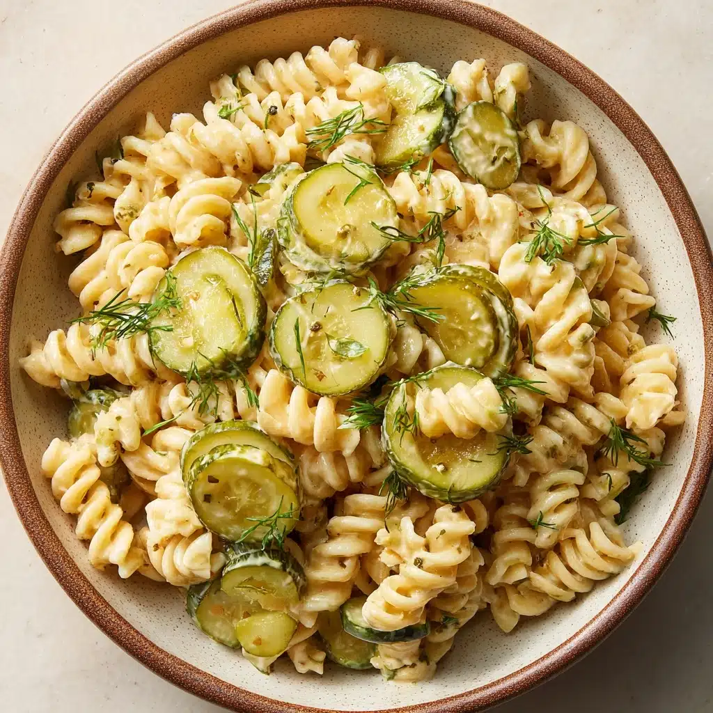 Dill Pickle Pasta Salad for a Tangy Twist Recipe