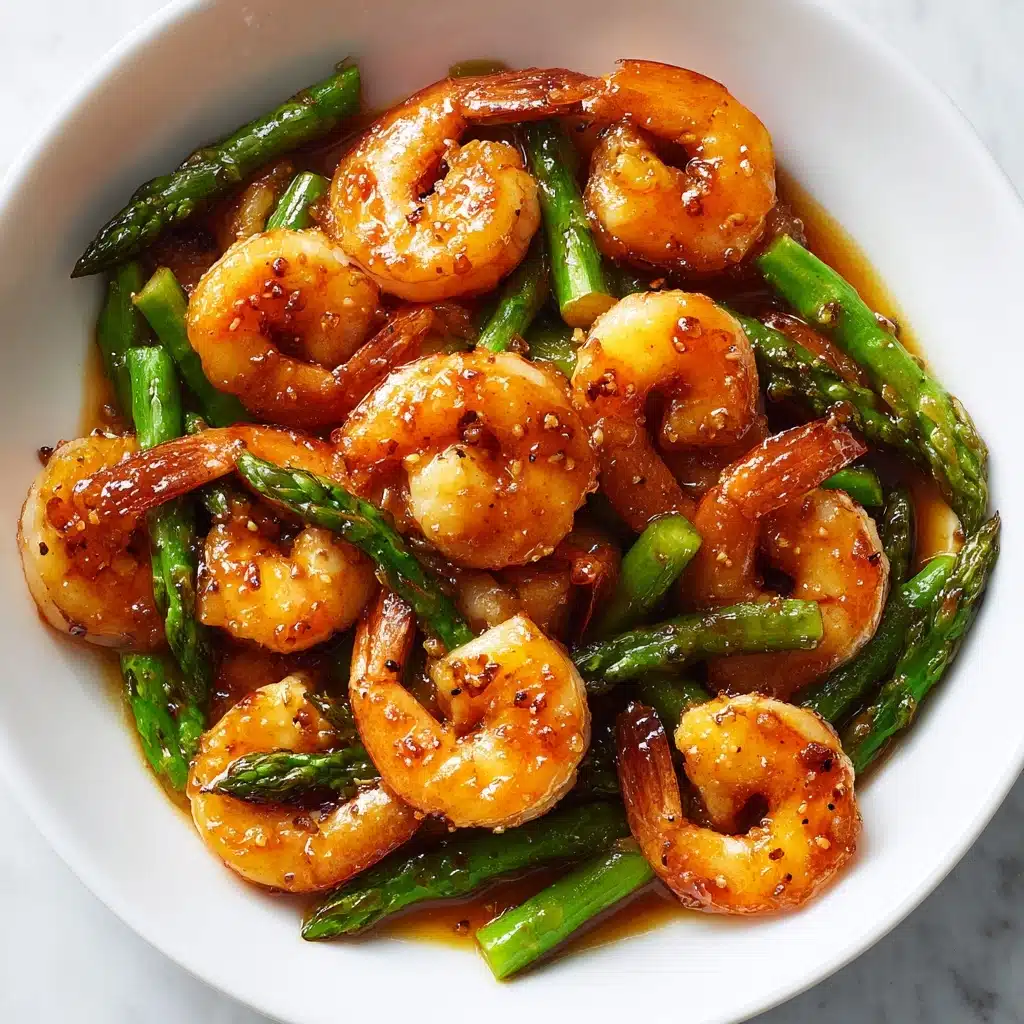 Shrimp and Asparagus Stir Fry Recipe - Recipe Image