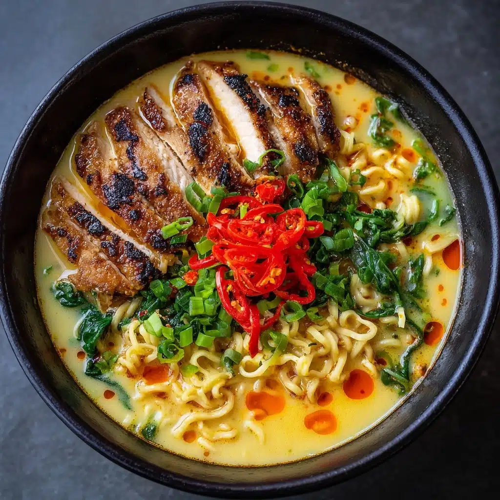 Fiery Chicken Ramen Recipe - Recipe Image