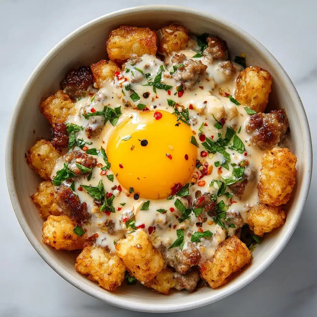 Tater Tot Breakfast Bowl Recipe - Recipe Image