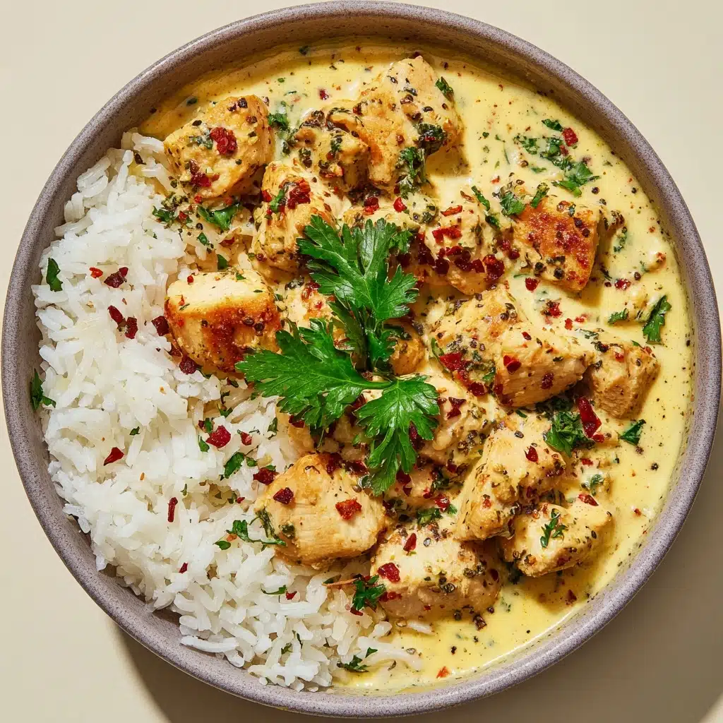 Smothered Chicken and Rice Recipe - Recipe Image