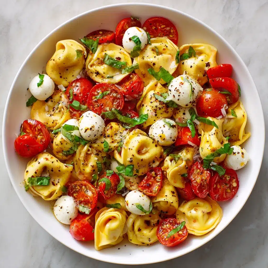 Tortellini Caprese Salad Recipe - Recipe Image