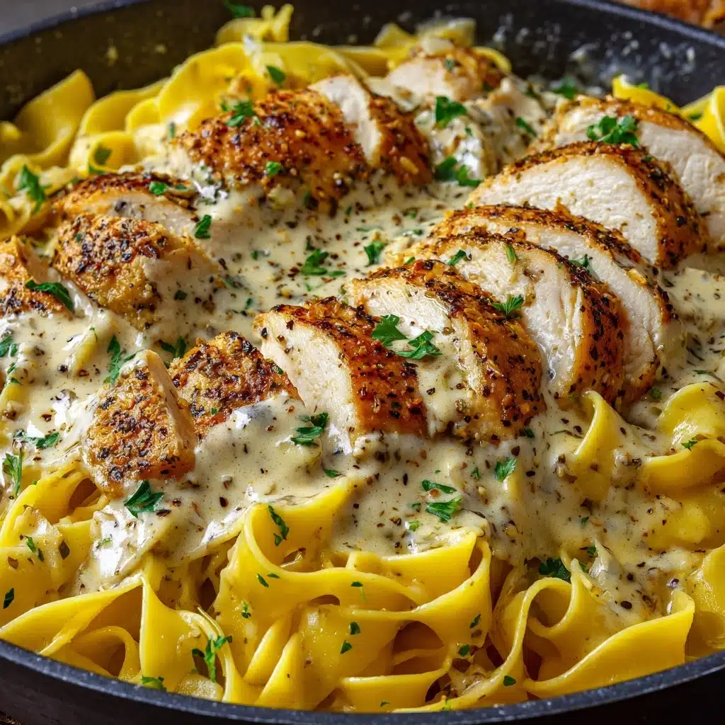 One-Pan Chicken with Buttered Noodles Recipe - Recipe Image