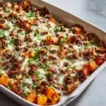 Healthy Ground Turkey Sweet Potato Bake Recipe