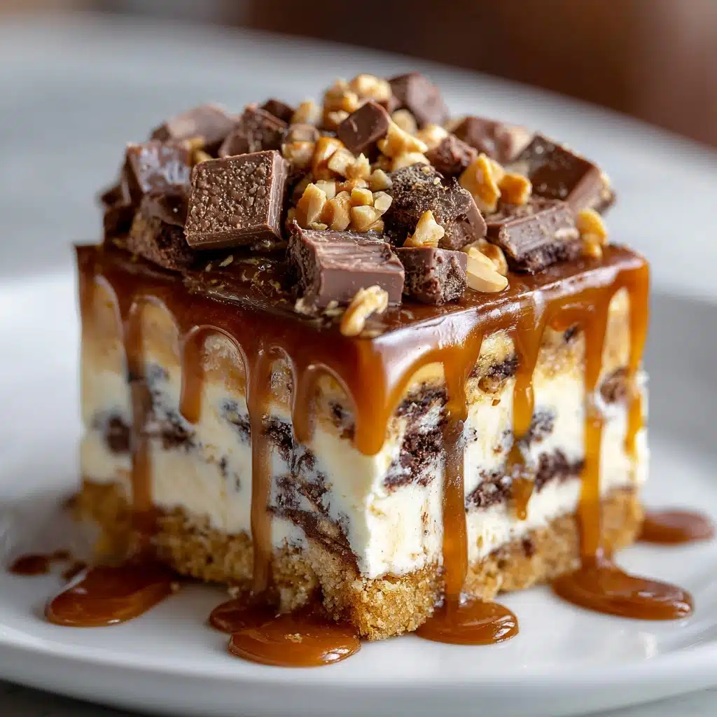 Buster Bar Ice Cream Cake Recipe - Recipe Image