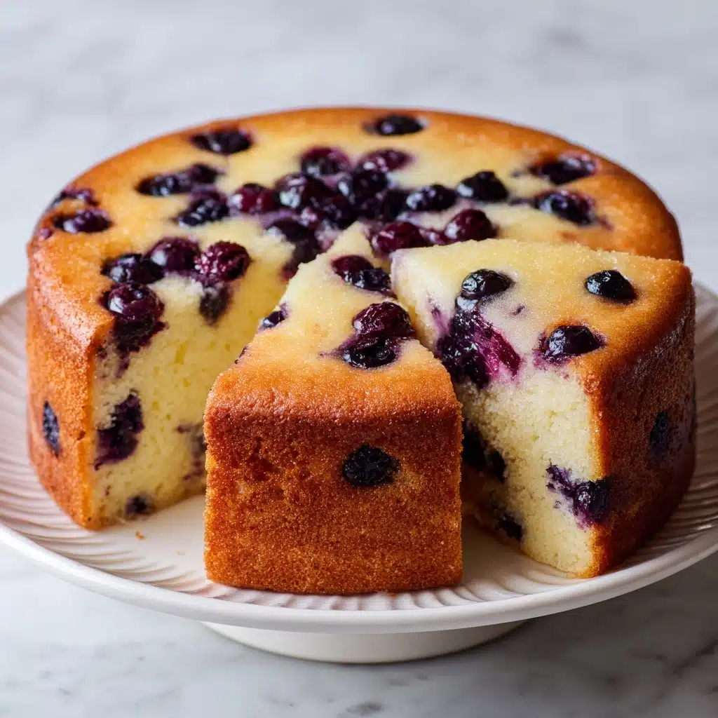 Air Fryer Blueberry Yogurt Cake Recipe - Recipe Image