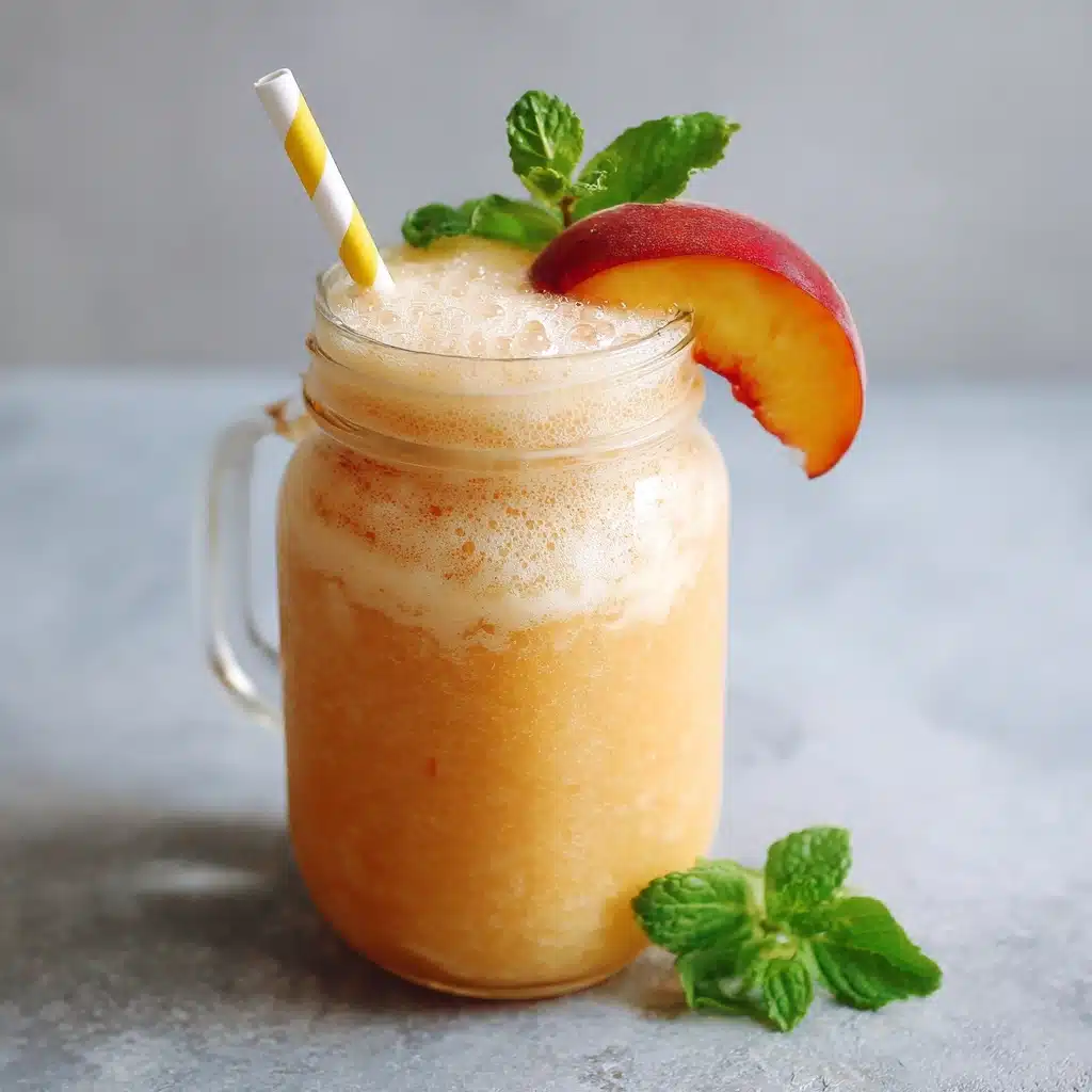 Peach Lemonade Slush Recipe - Recipe Image