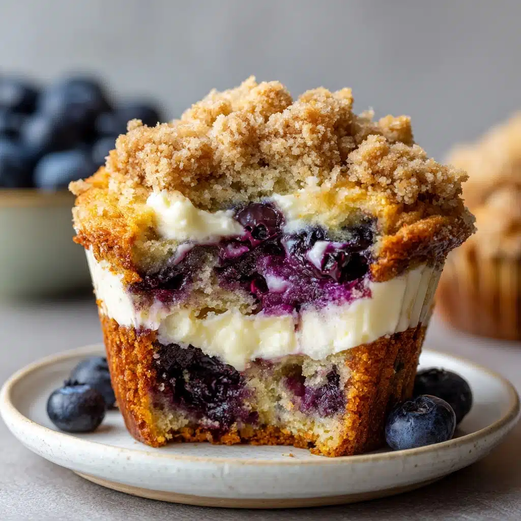 Blueberry Cream Cheese Muffins Recipe - Recipe Image