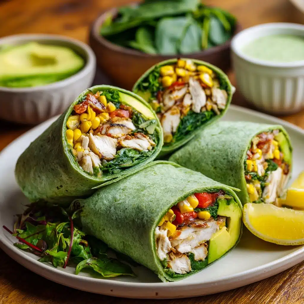 Grilled Chicken Wraps with Avocado Recipe - Recipe Image