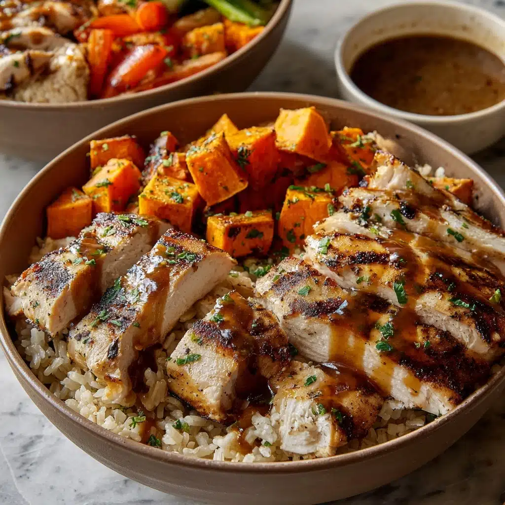 BBQ Chicken Sweet Potato Bowls Recipe - Recipe Image
