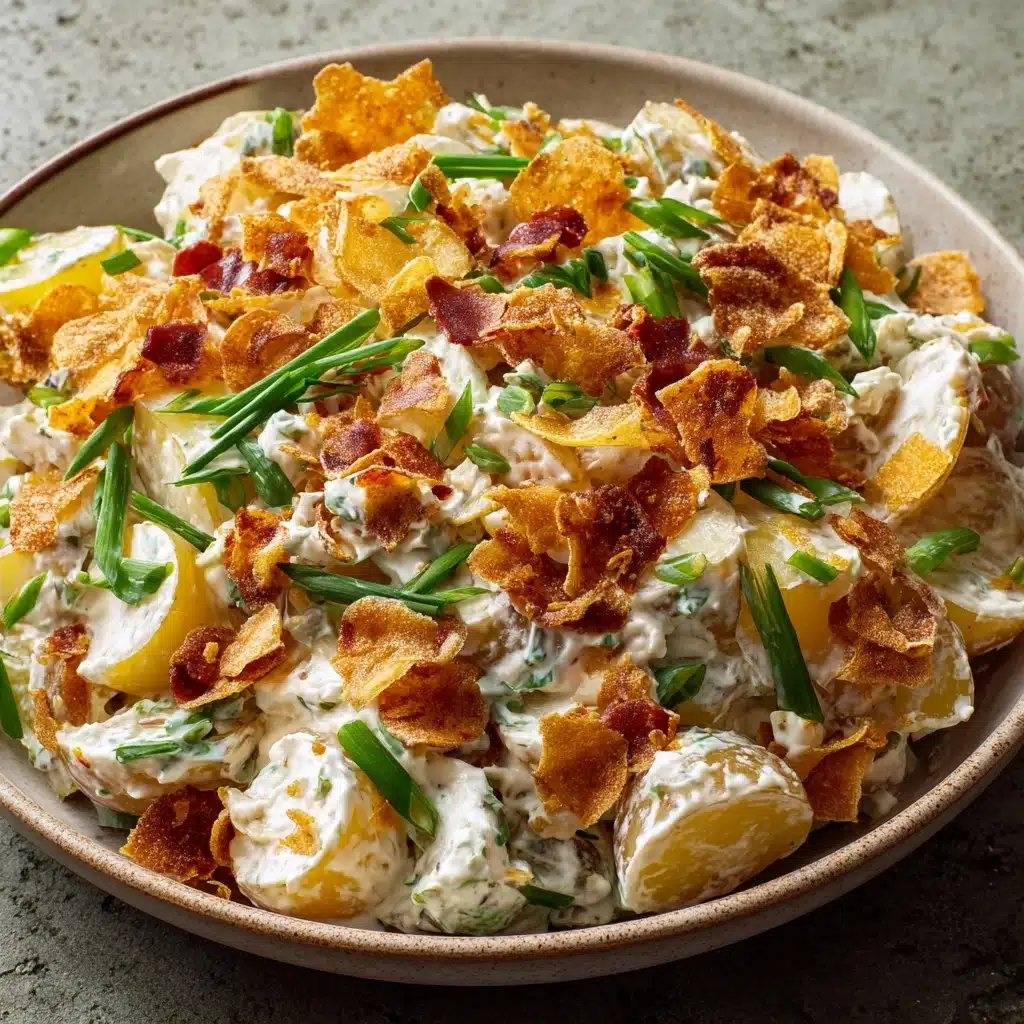 Crispy Smashed Potato Salad Recipe - Recipe Image