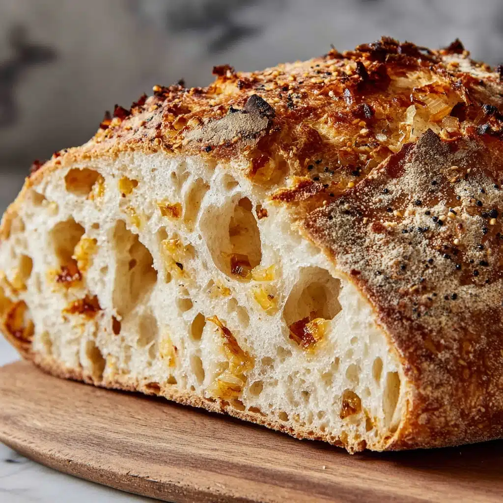 Caramelized Onion & Gouda Sourdough Recipe - Recipe Image