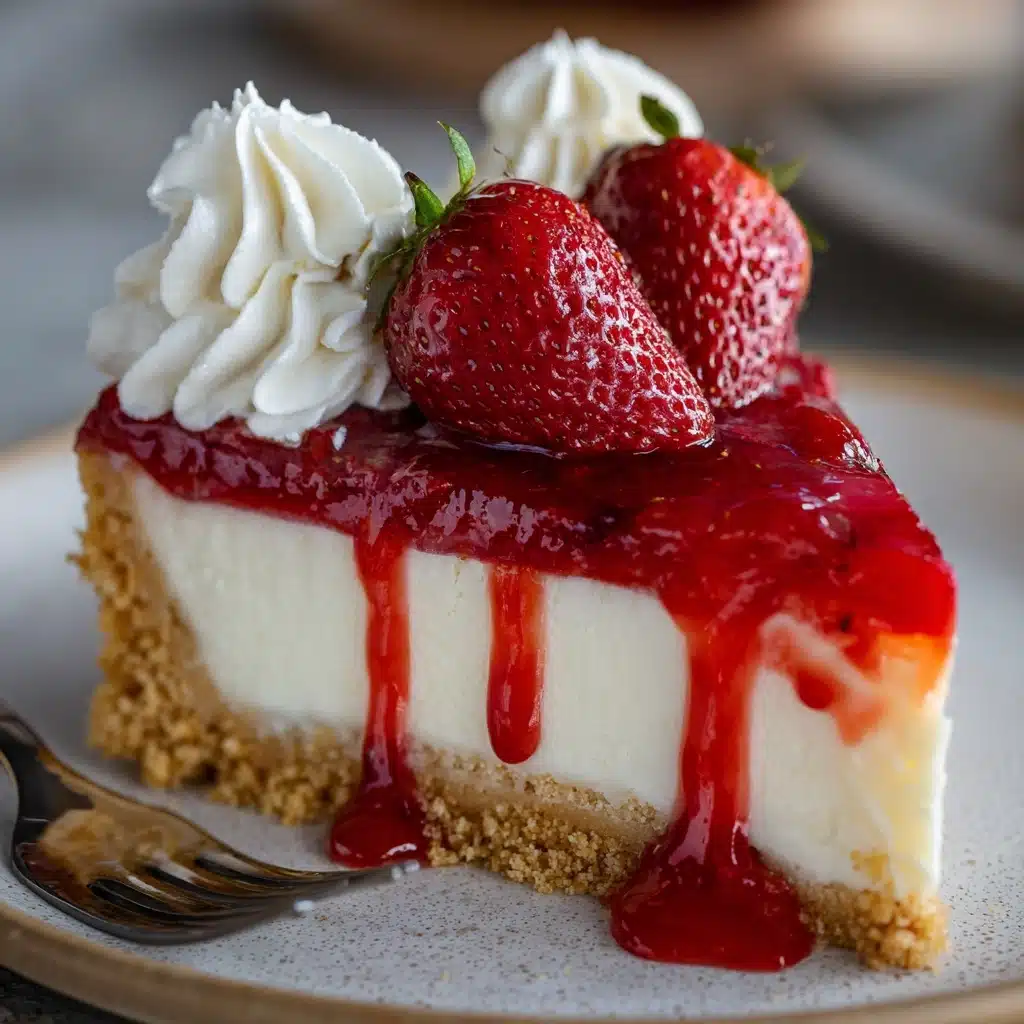 Strawberry Swirl Cheesecake Recipe - Recipe Image