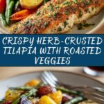 Herb-Crusted Tilapia with Roasted Vegetables Recipe