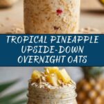 Pineapple Upside-Down Overnight Oat Recipe