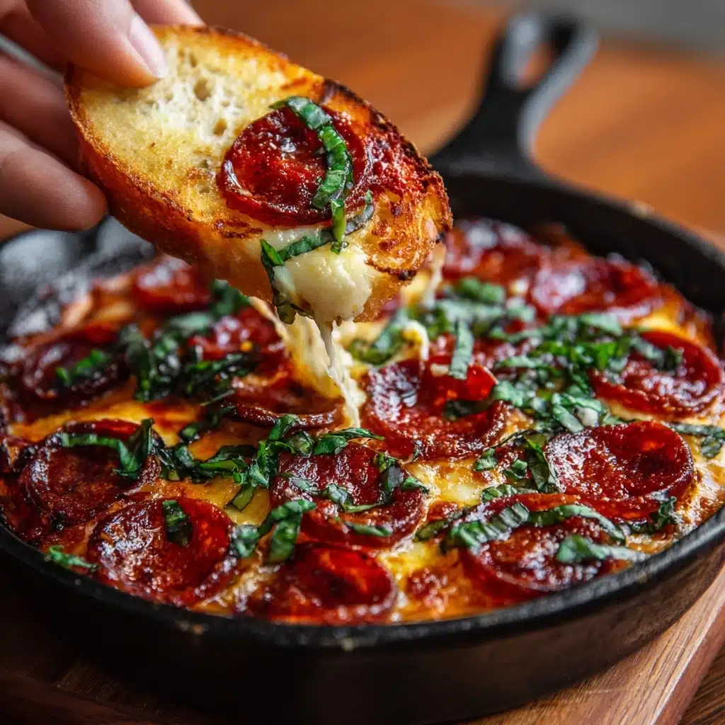 Hot Honey Pepperoni Pizza Dip: The Ultimate Party Appetizer Recipe - Recipe Image