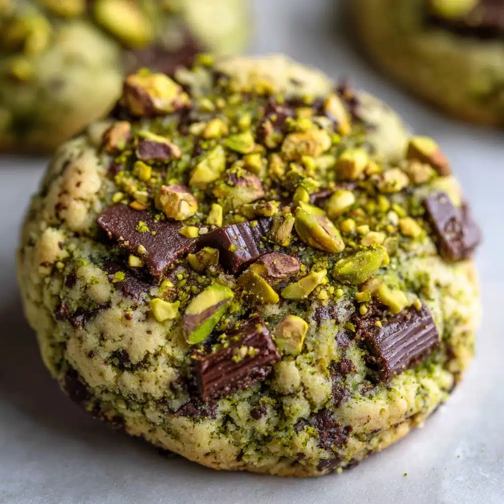 NYC Style Pistachio Protein Cookie Recipe - Recipe Image