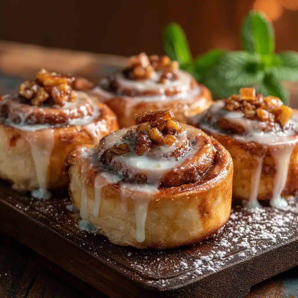Peachy Cinnamon Rolls Recipe - Recipe Image