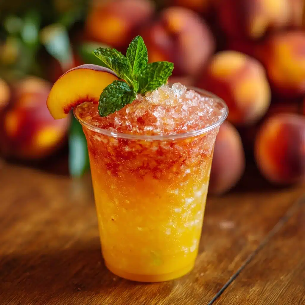 Fuzzy Peach Refresher Drink: The Ultimate Summer Cooler Recipe - Recipe Image