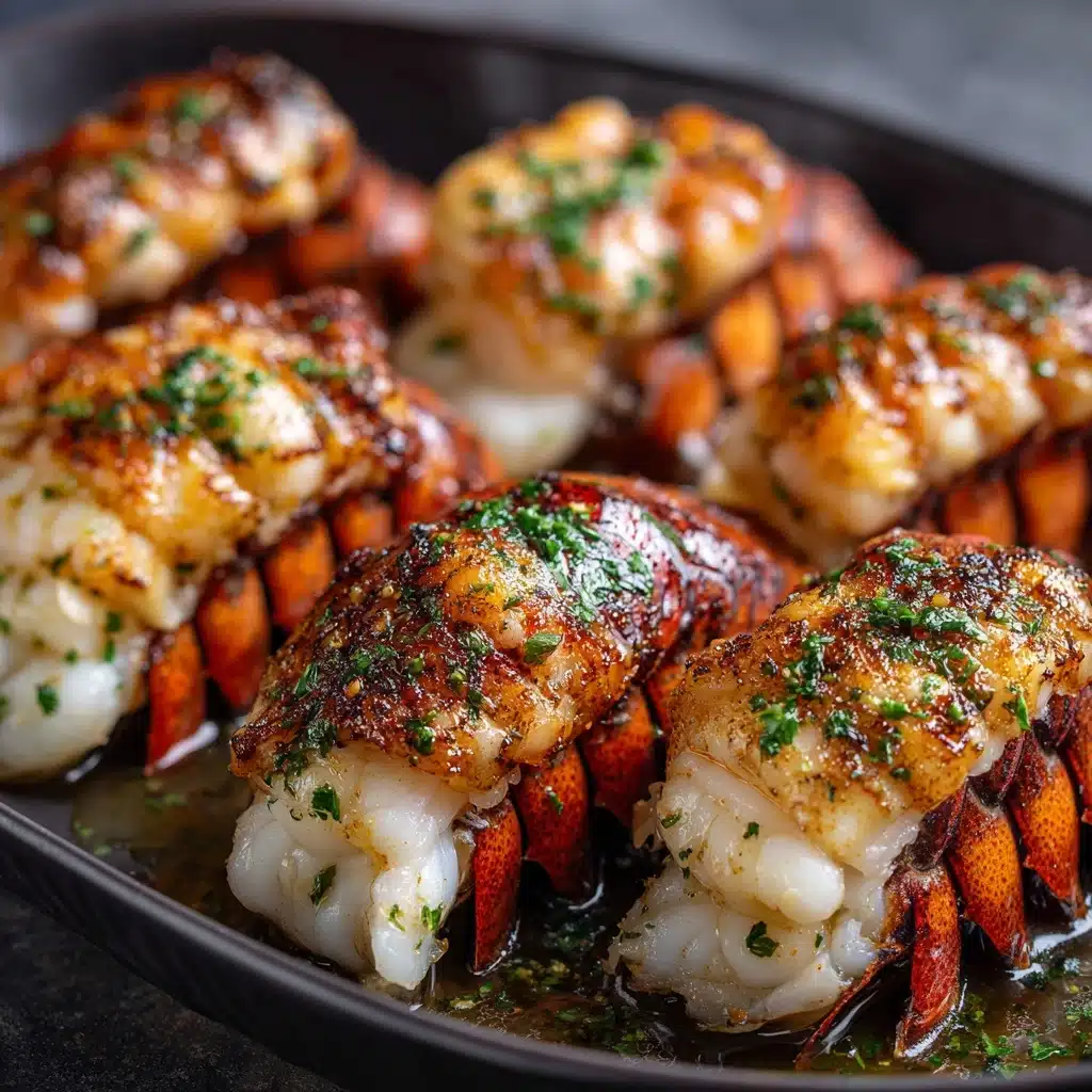 Gourmet Baked Stuffed Lobster Tails Recipe - Recipe Image