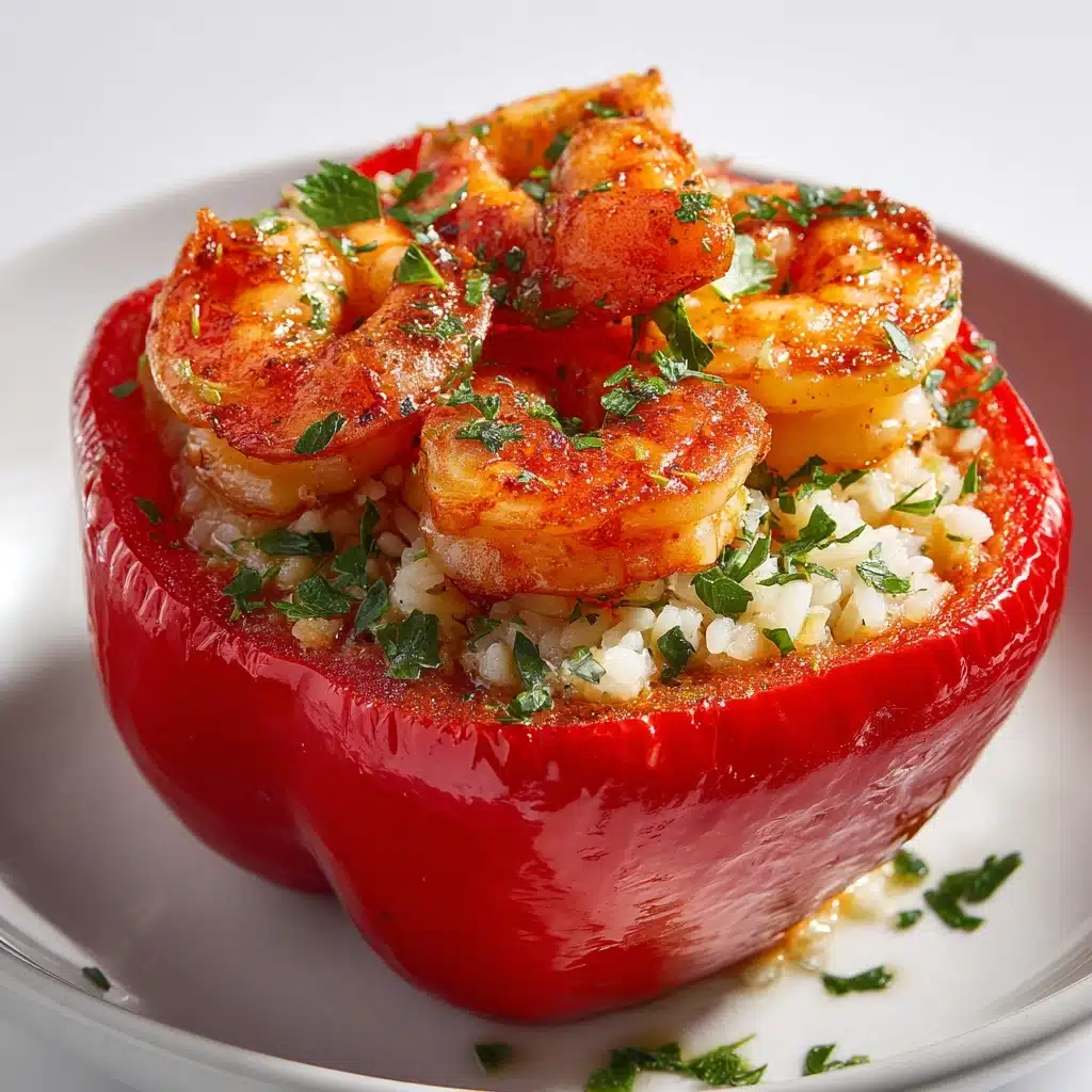 Crab and Shrimp Stuffed Bell Peppers Recipe - Recipe Image