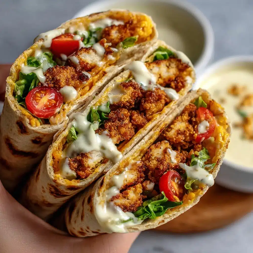 Crispy Chicken Twister Wrap Recipe - Recipe Image