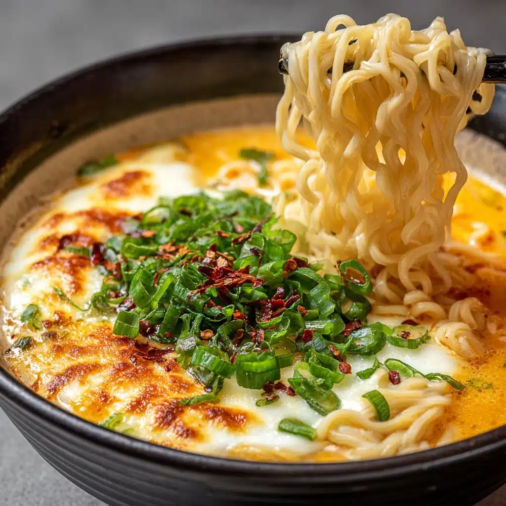 Spicy Cabbage Ramen with Cheese Recipe - Recipe Image