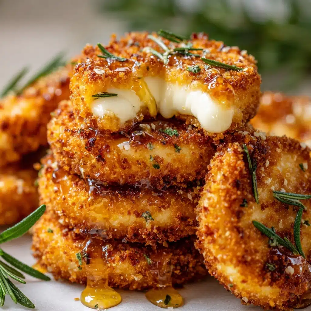 Fried Goat Cheese Balls with Spicy Sage Honey Recipe - Recipe Image